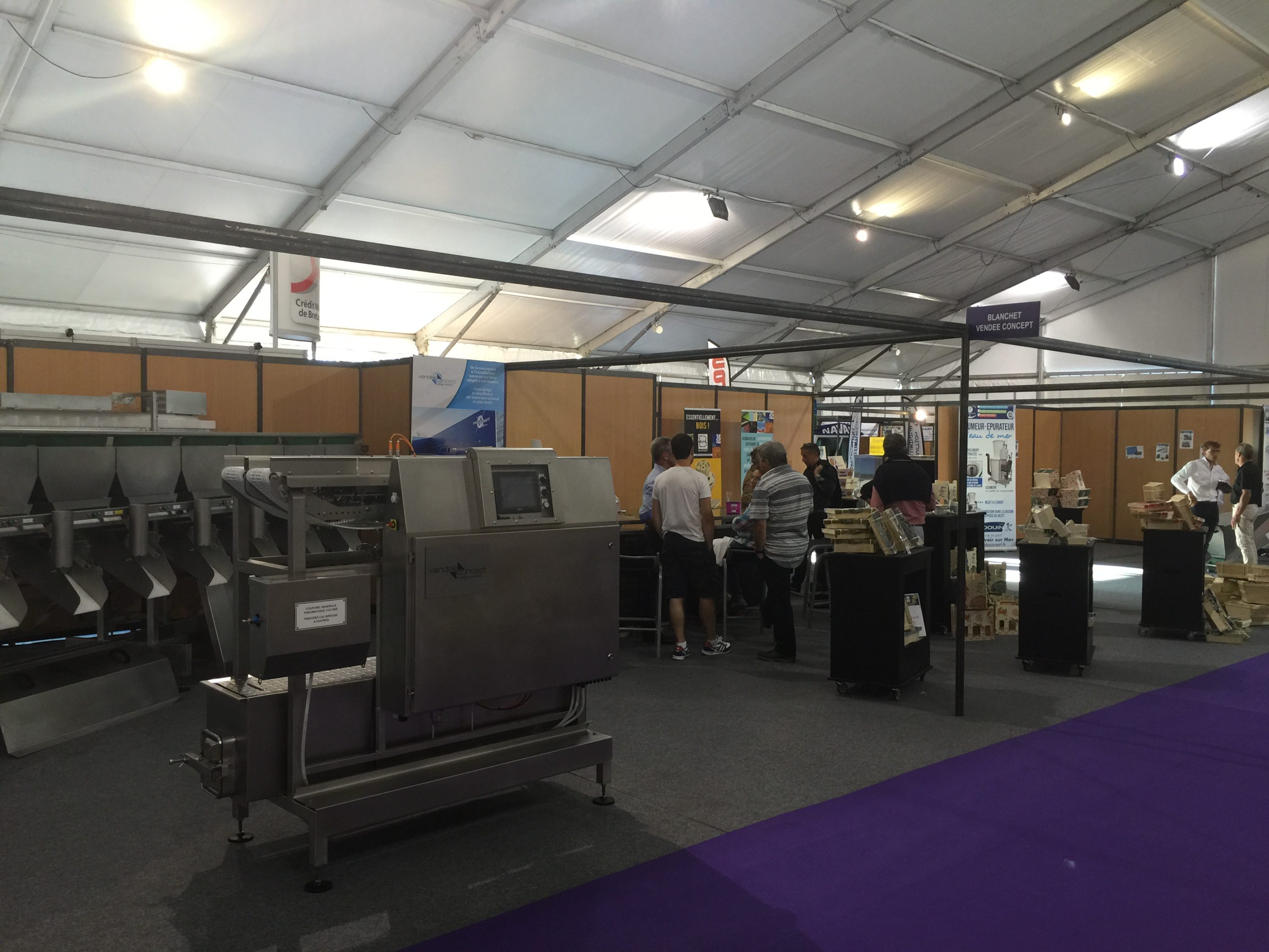 Puede usted encontrarnos en la feria de la conquilicultura en Vannes los 13 y 14 de Septiembre de 2017