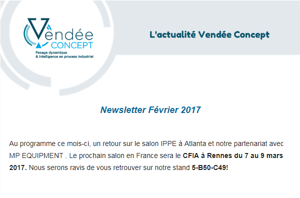 Newsletter février 2017