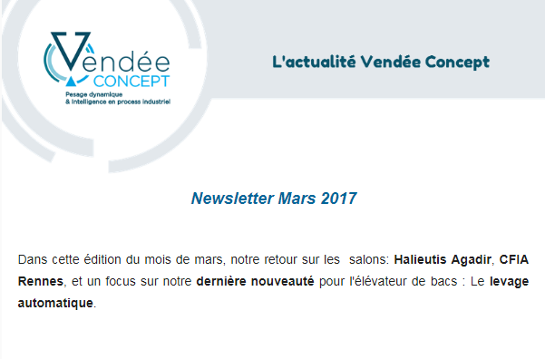 Newsletter mars 2017