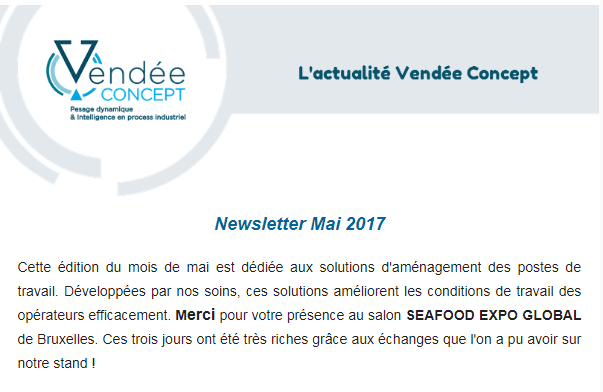 Newsletter mai 2017