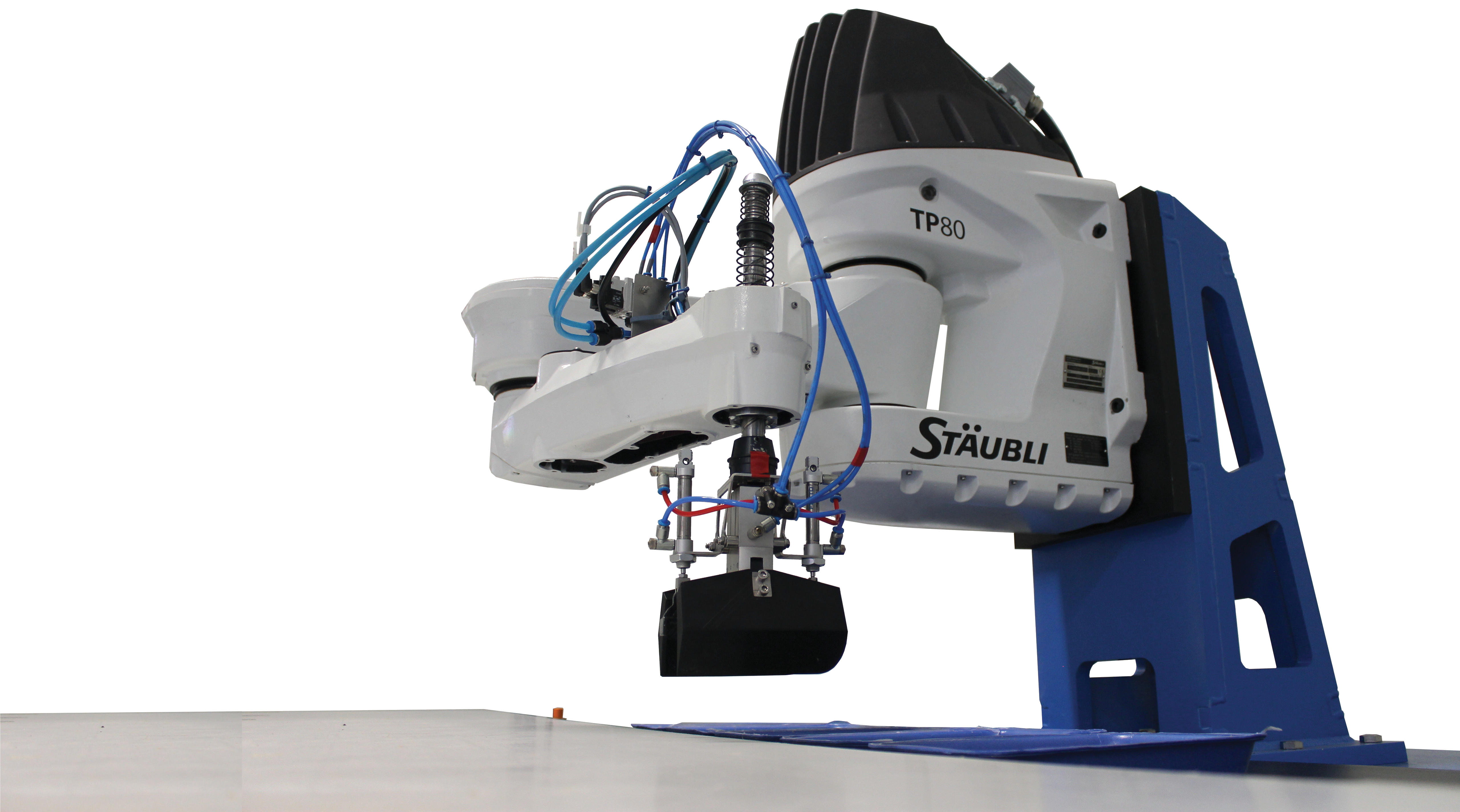 Robot de mise en barquette poids fixe