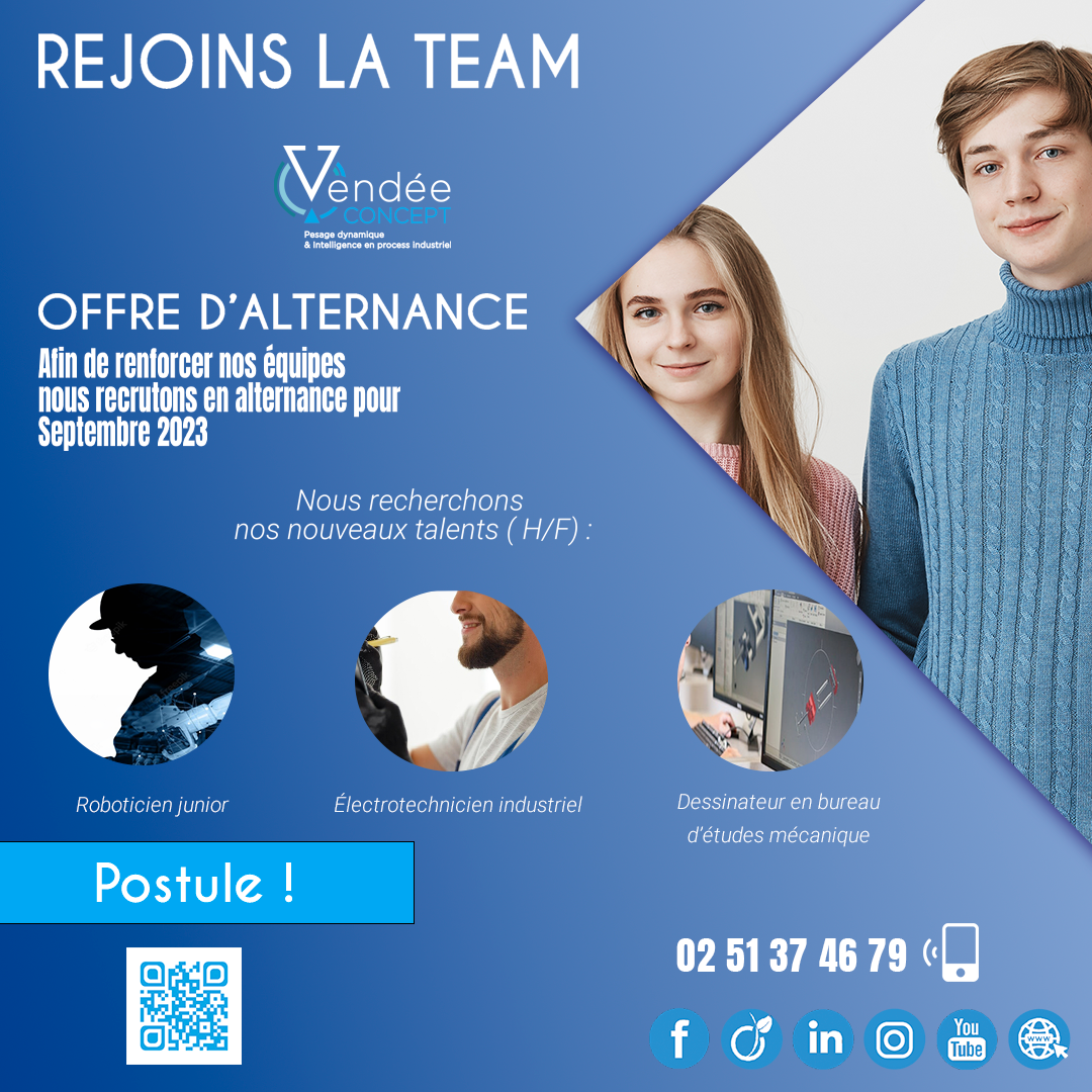 Rejoins la Team Vendée Concept